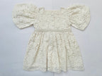 Cream Lace Christmas Girl's Dress