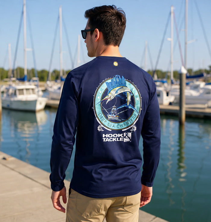 Men's Sail Fishing L/S UV Fishing Shirt