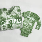 Christmas Crew Tie-Dye Matching Outfits for Family