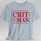 Critmas Word Art D20 T-Shirt
