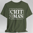 Critmas Word Art D20 T-Shirt