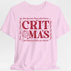 Critmas Word Art D20 T-Shirt