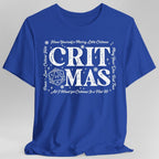 Critmas Word Art D20 T-Shirt