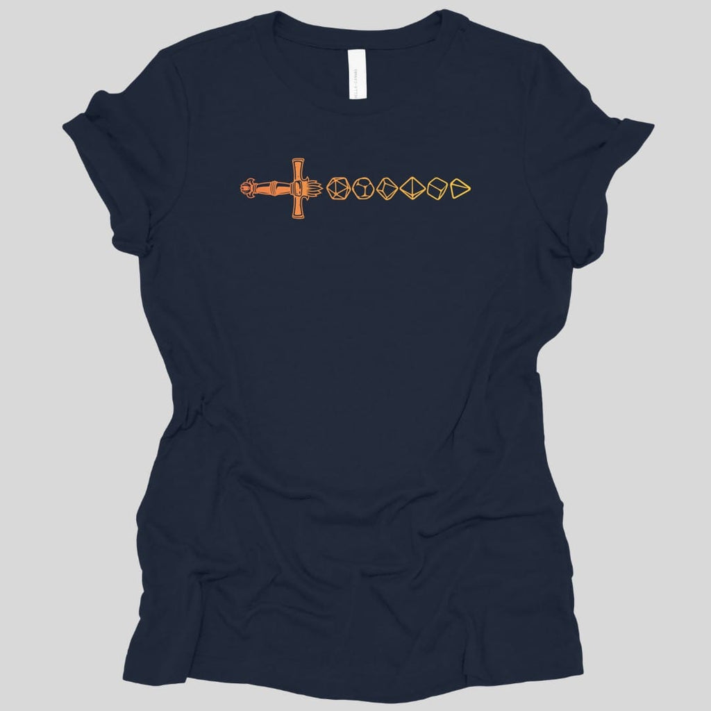 D&D Dice Sword Women's T-shirt