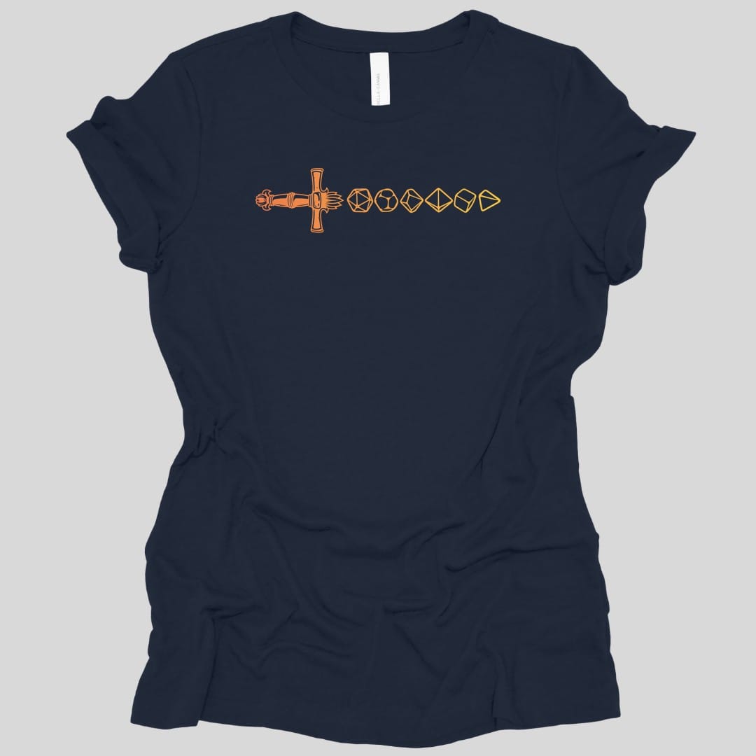 D&D Dice Sword Women's T-shirt