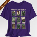 D&D Monsters Respect the Locals Stamp Kids T-Shirt