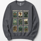 D&D Monsters Respect the Locals Stamp Sweatshirt