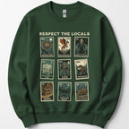 D&D Monsters Respect the Locals Stamp Sweatshirt