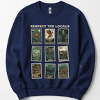 D&D Monsters Respect the Locals Stamp Sweatshirt