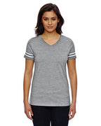 Ladies Football T-Shirt - BLAcK WHITE - 2XL(D0102H2HEUY)