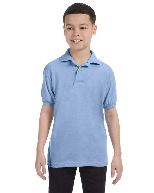 Youth 5050 EcoSmart Jersey Knit Polo - DEEP FOREST - XS(D0102H2HHD7)