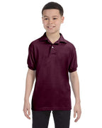 Youth 5050 EcoSmart Jersey Knit Polo - DEEP FOREST - XS(D0102H2HHDY)