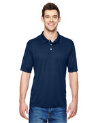 Mens 4 oz cool Dri with Fresh IQ Polo - BLAcK - S(D0102H2HRgA)