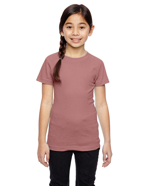 girls Fine Jersey T-Shirt - AQUA - XS(D0102H2HRMV)