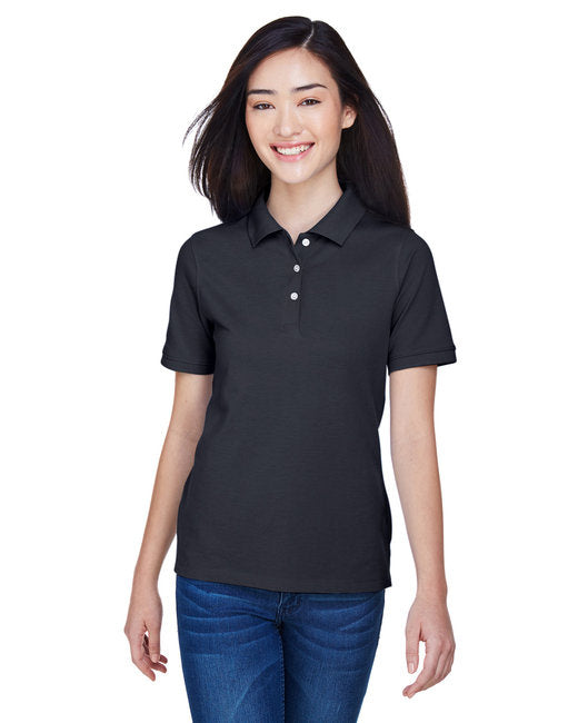 Ladies 56 oz Easy BlendPolo - WHITE - XS(D0102H7631P)