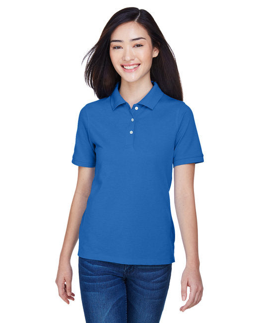 Ladies 56 oz Easy BlendPolo - WHITE - XS(D0102H763H8)