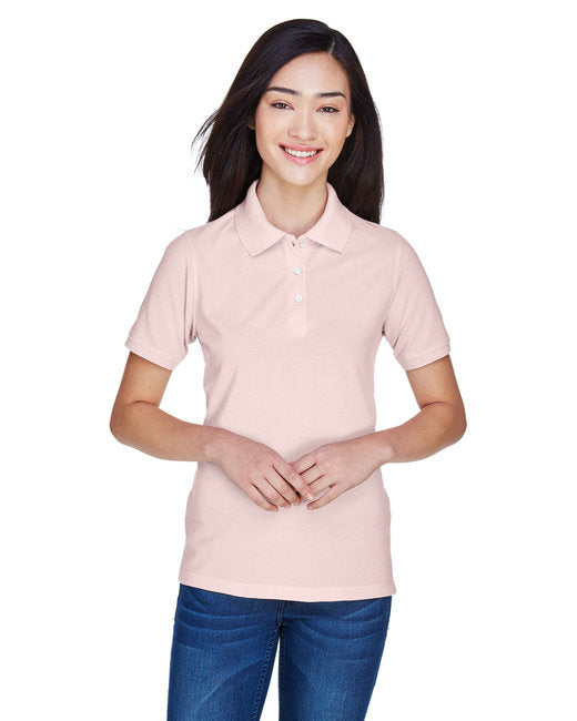 Ladies 56 oz Easy BlendPolo - WHITE - XS(D0102H763HJ)