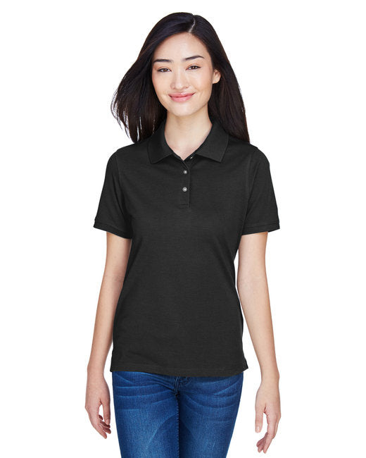 Ladies 56 oz Easy BlendPolo - WHITE - XS(D0102H763IJ)