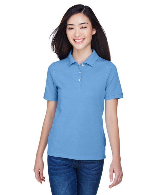 Ladies 56 oz Easy BlendPolo - WHITE - XS(D0102H763QX)