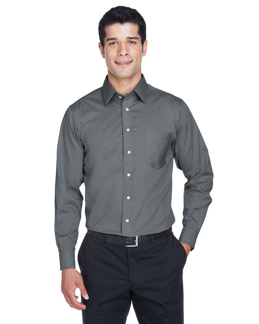Mens Tall crown Woven collectionSolid Stretch Twill - BLAcK - XLT(D0102H76426)