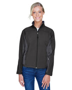 Ladies Soft Shell colorblock Jacket - cHARcL DK cHRcL - S(D0102H76462)