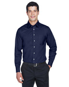 Mens Tall crown Woven collectionSolid Stretch Twill - BLAcK - XLT(D0102H764Q2)