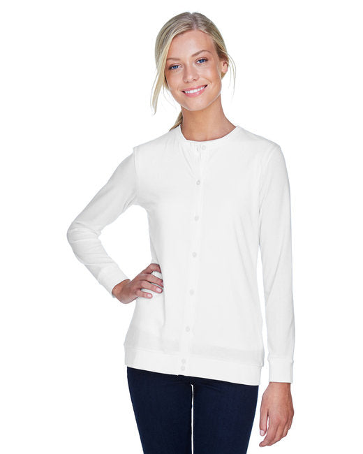Ladies Perfect FitRibbon cardigan - WHITE - XS(D0102H764TX)
