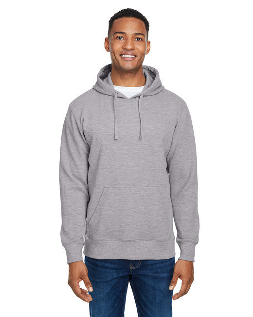 Ripple Fleece Pulllover Hooded Sweatshirt - BLAcK - S(D0102H76936)