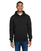 Ripple Fleece Pulllover Hooded Sweatshirt - BLAcK - S(D0102H76946)