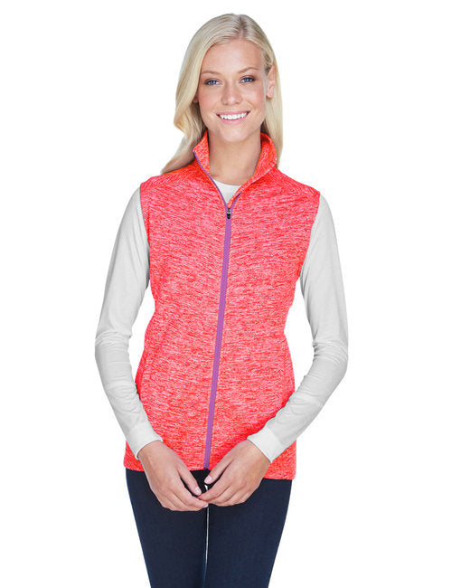 Ladies Lasic cosmic Fleece Vest - EL BLUE NEON gR - S(D0102H76976)