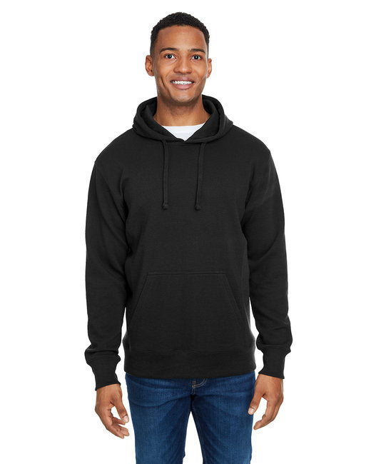 Ripple Fleece Pulllover Hooded Sweatshirt - BLAcK - S(D0102H769U6)