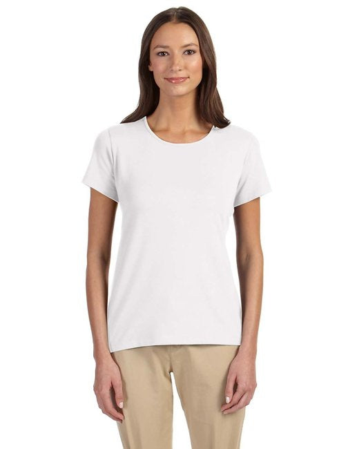 Ladies Perfect FitShell T-Shirt - WHITE - XS(D0102H76F1X)