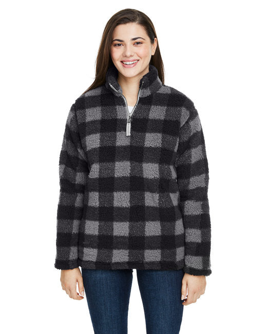 Ladies Epic Sherpa 14 Zip - OATMEAL HEATHER - S(D0102H76gXT)