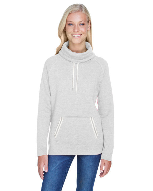 Ladies Relay cowl Neck - ASH - S(D0102H76I7J)