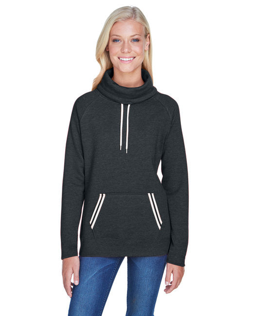 Ladies Relay cowl Neck - ASH - S(D0102H76IP8)