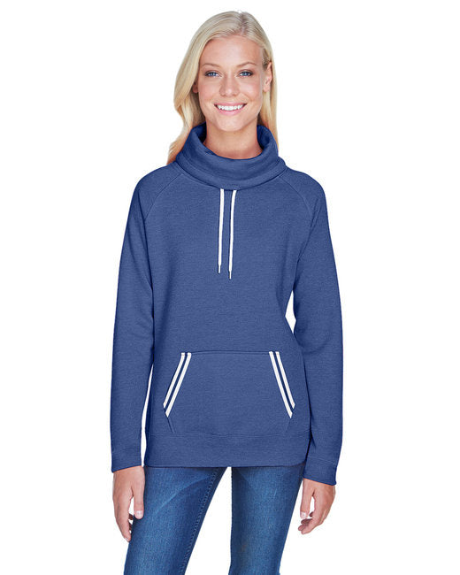 Ladies Relay cowl Neck - ASH - S(D0102H76IX2)