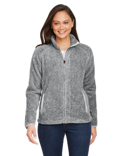 Ladies Boundary Shag Full Zip - BLAcK - S(D0102H76L8P)