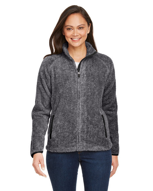 Ladies Boundary Shag Full Zip - BLAcK - S(D0102H76LDT)