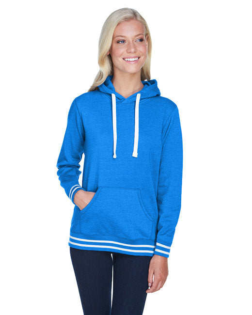 Ladies Relay Hooded Sweatshirt - ASH - S(D0102H76S2T)