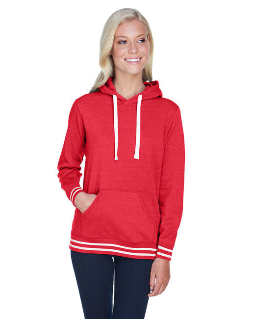 Ladies Relay Hooded Sweatshirt - ASH - S(D0102H76SAT)