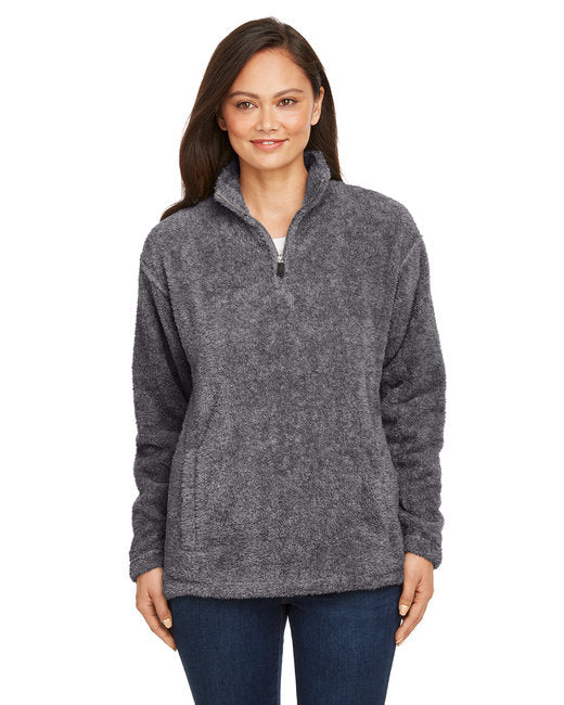 Unisex Boundary Shag Quarter Zip - BLAcK - S(D0102H76SDX)