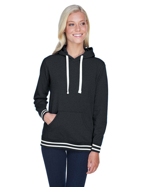 Ladies Relay Hooded Sweatshirt - ASH - S(D0102H76Sg8)
