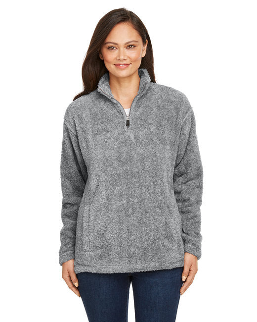 Unisex Boundary Shag Quarter Zip - BLAcK - S(D0102H76SMJ)