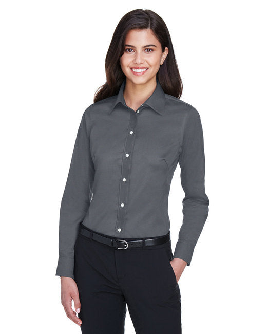 Ladies crown Woven collectionSolid Stretch Twill - BLAcK - XS(D0102H76TR6)