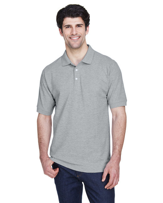 Mens Pima Piqu Short-Sleeve Polo - WHITE - XS(D0102H76UcP)
