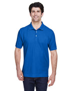 Mens Pima Piqu Short-Sleeve Polo - WHITE - XS(D0102H76UET)