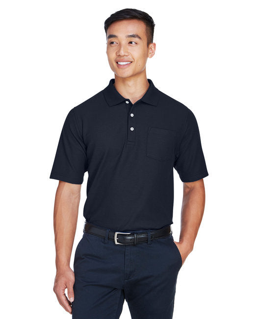 Mens DRYTEc20Performance Pocket Polo - gRAPHITE - S(D0102H76UHP)