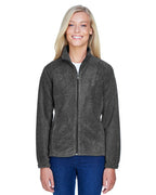 Ladies 8 oz Full-Zip Fleece - BLAcK - XS(D0102H76WS6)