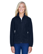 Ladies 8 oz Full-Zip Fleece - BLAcK - XS(D0102H76WYT)
