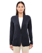 Ladies Perfect FitShawl collar cardigan - WHITE - XS(D0102H76Zg6)